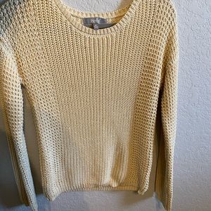 Cream knit sweater